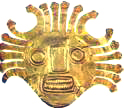 máscara de oro inca